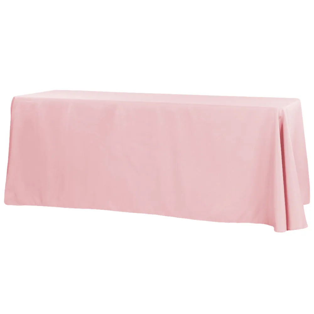 90"x156" Rectangular Oblong Polyester Tablecloth - Dusty Rose/Mauve